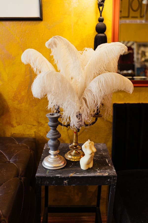 Elevate your decor with natural feathers for any setting